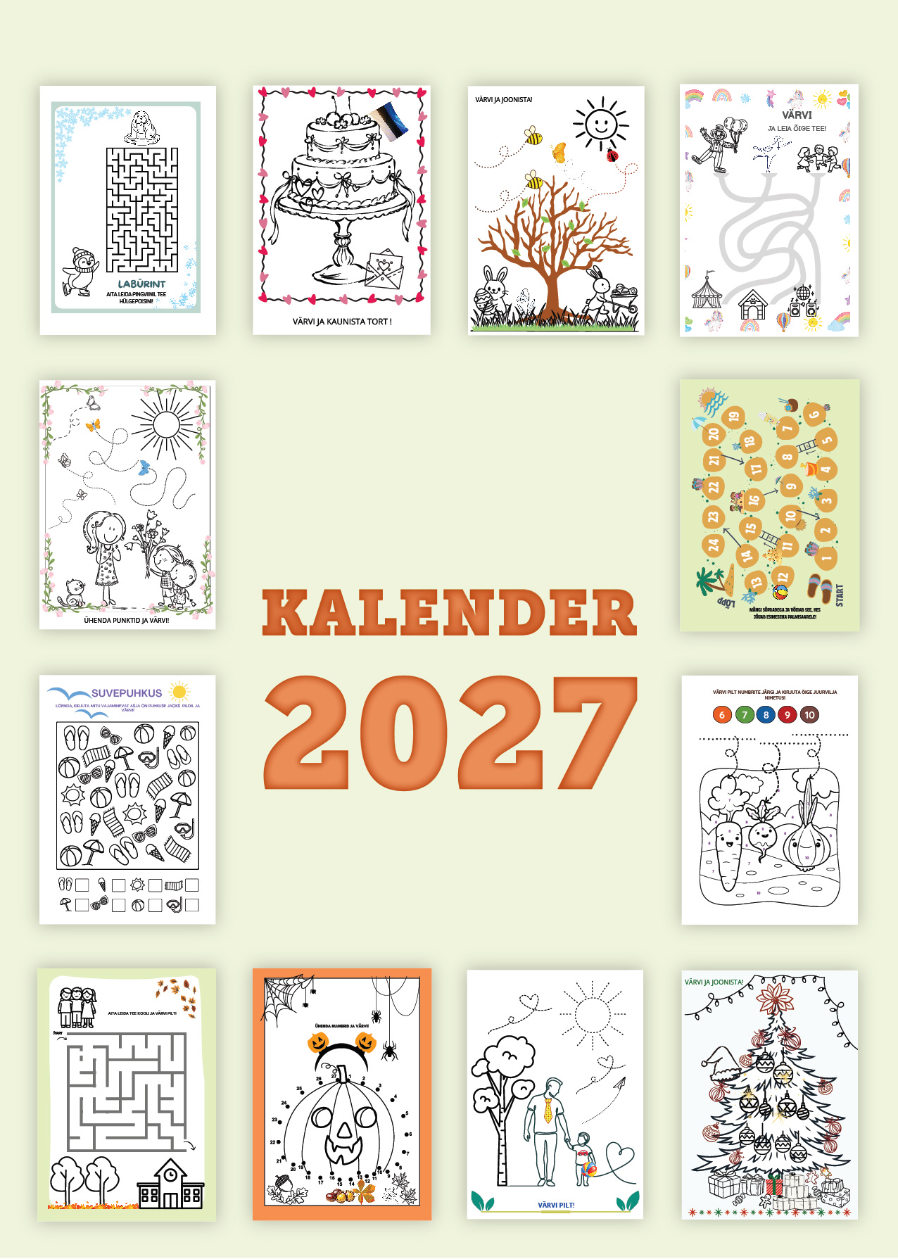 KALENDER 2027 "TÖÖLEHED"